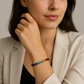Pulsera de los siete chakras con balines de oro de 18 kilates ideales para regalar a mujeres que tengan un estilo natural con envío gratis en Colombia y villavicencio
