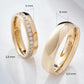 Argollas Anillos Matrimonio Berlín en Oro laminado18K