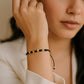 Pulsera en oro de 18 kilates balines diamantados en oro puro esta pulsera es tejida y elaborada a mano con envío gratis en Colombia y villavicencio regalo estupendo para mujer