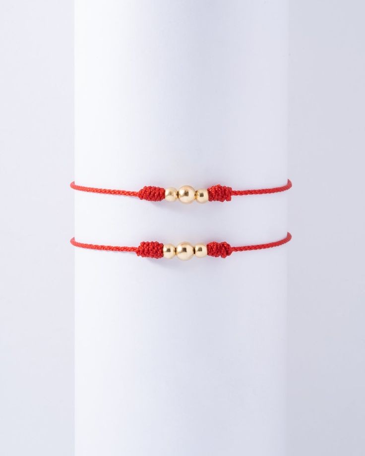 Pulseras de pareja Balines ORO 18K