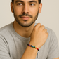 Pulsera de los siete chakras con oro de 18 kilates unisex elegante para hombres casuales con envío gratis en Colombia y villavicencio