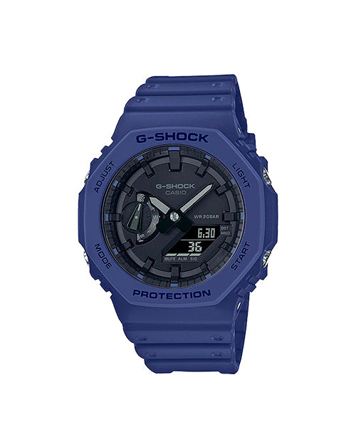 Reloj Casio G-shock GA-2100-2ADR Unisex Azul Original Deportivo Sumergible Brillo Encanto