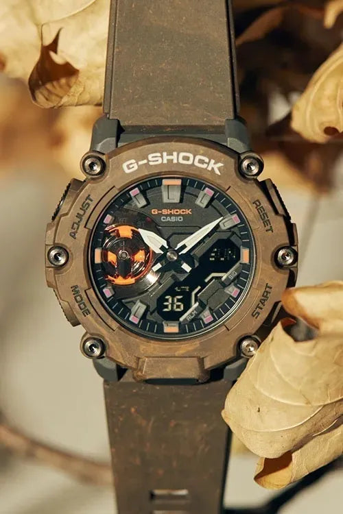 Reloj Casio G-shock Hombre Deportivo Brújula Y Sumergible GA-2200MFR-5ADR Brillo Encanto