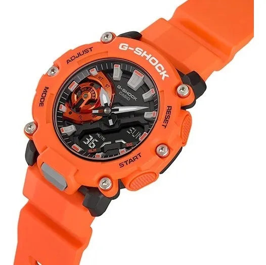 Reloj Casio G-shock Hombre Deportivo Sumergible Y Brújula GA-2200M-4ADR Brillo Encanto