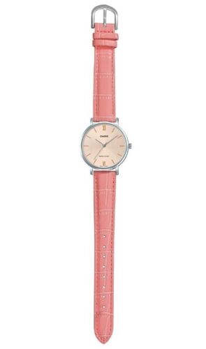 Reloj Casio LTP VT01L 4BUDF Original Mujer Pulso Cuero Rosa