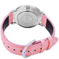 Reloj Casio LTP-VT01L-4BUDF Original Mujer Pulso Cuero Rosa Brillo Encanto