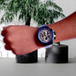 Reloj G Force Acerado azul Original Hombre Brillo Encanto