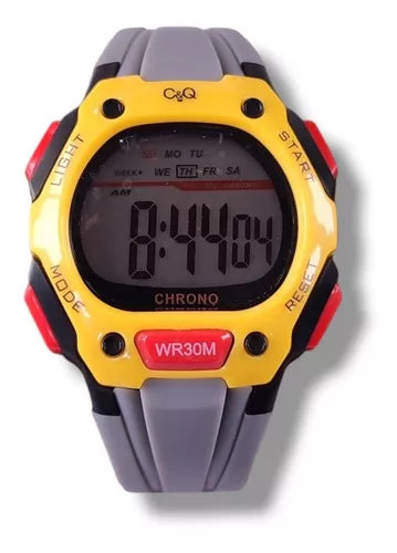 Reloj Niños C&Q Deportivo Luz Digital Y Resistente Agua Brillo Encanto