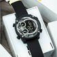Reloj Q&Q Digital Original M169J800Y Negro Sumergible 100M Brillo Encanto