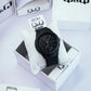 Reloj Q&Q Hombre VS54J009Y Siliconado Negro Sumergible 100M Brillo Encanto