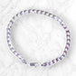 Pulsera cubana martillada plata925